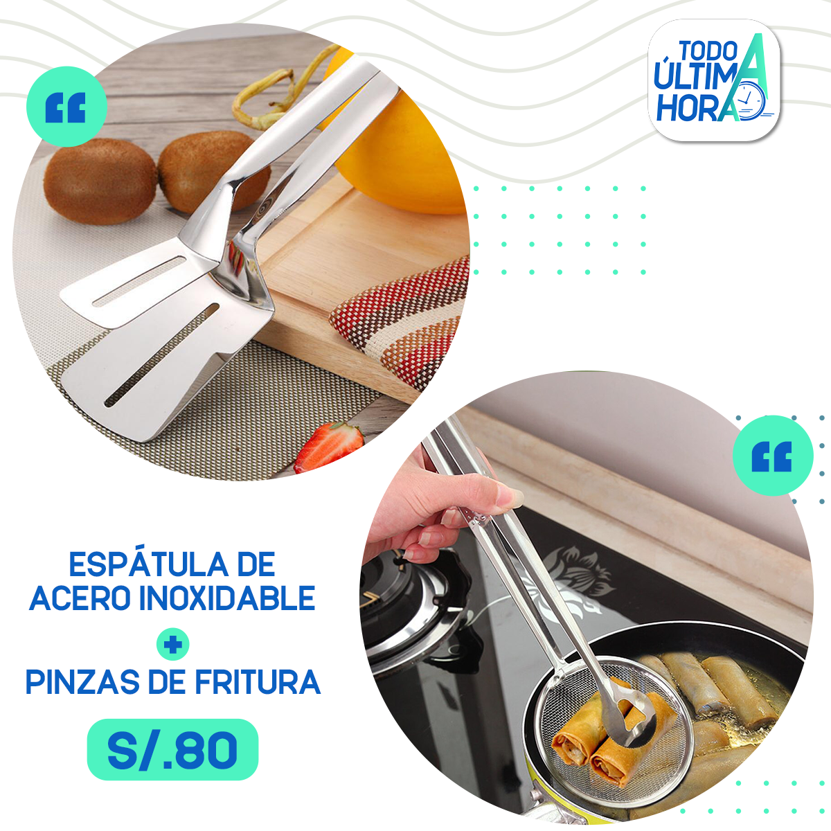 Espátula de acero inoxidable TodoAUltimaHora