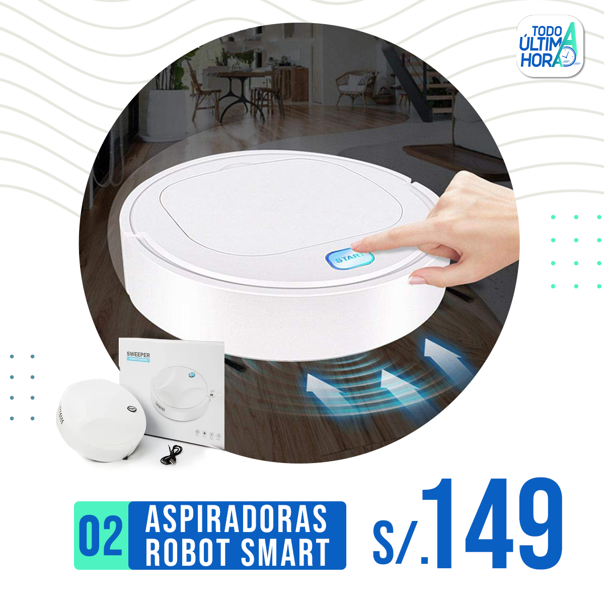 ASPIRADORA ROBOT SMART TodoAUltimaHora