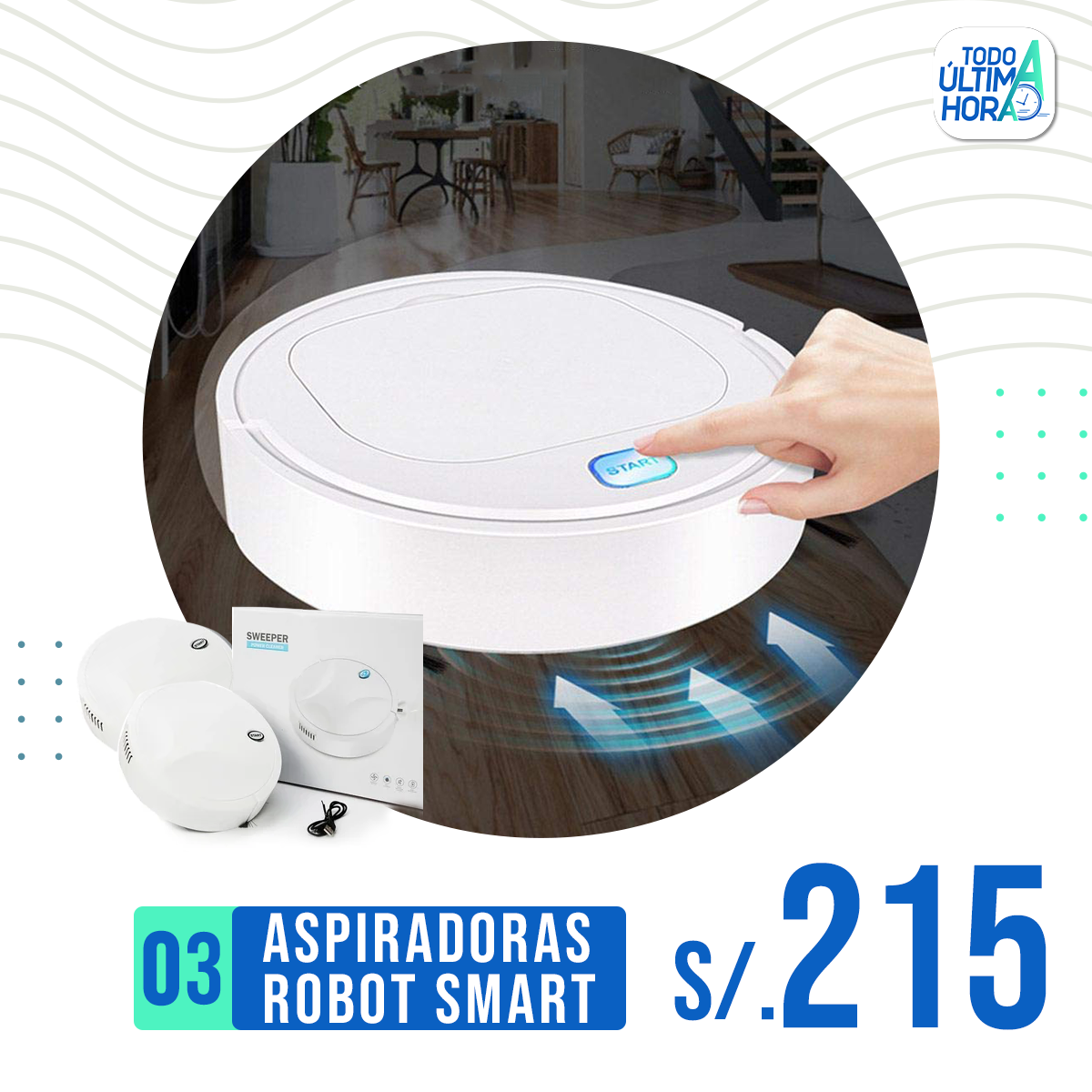 ASPIRADORA ROBOT SMART TodoAUltimaHora