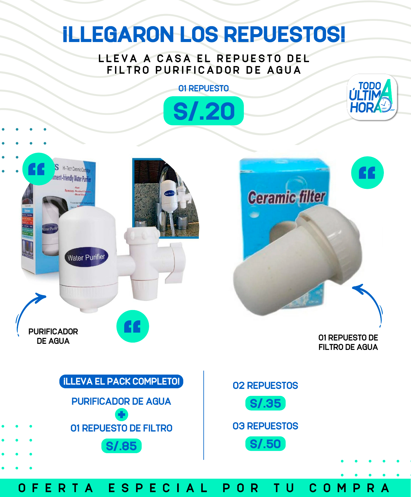 Purificador de agua TodoAUltimaHora