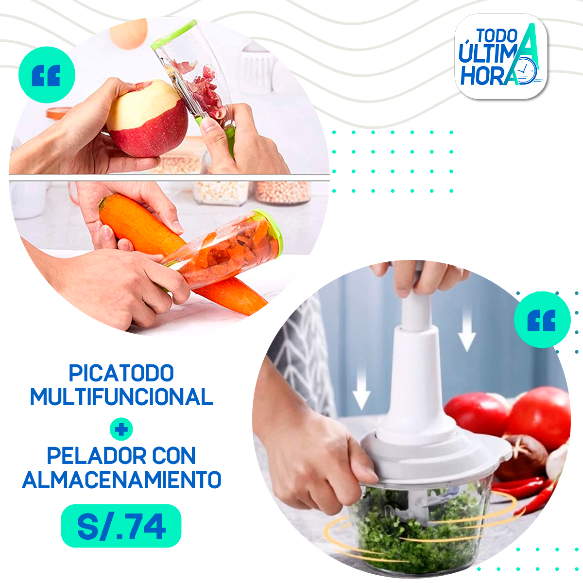 Picatodo Multifuncional de Cocina TodoAUltimaHora