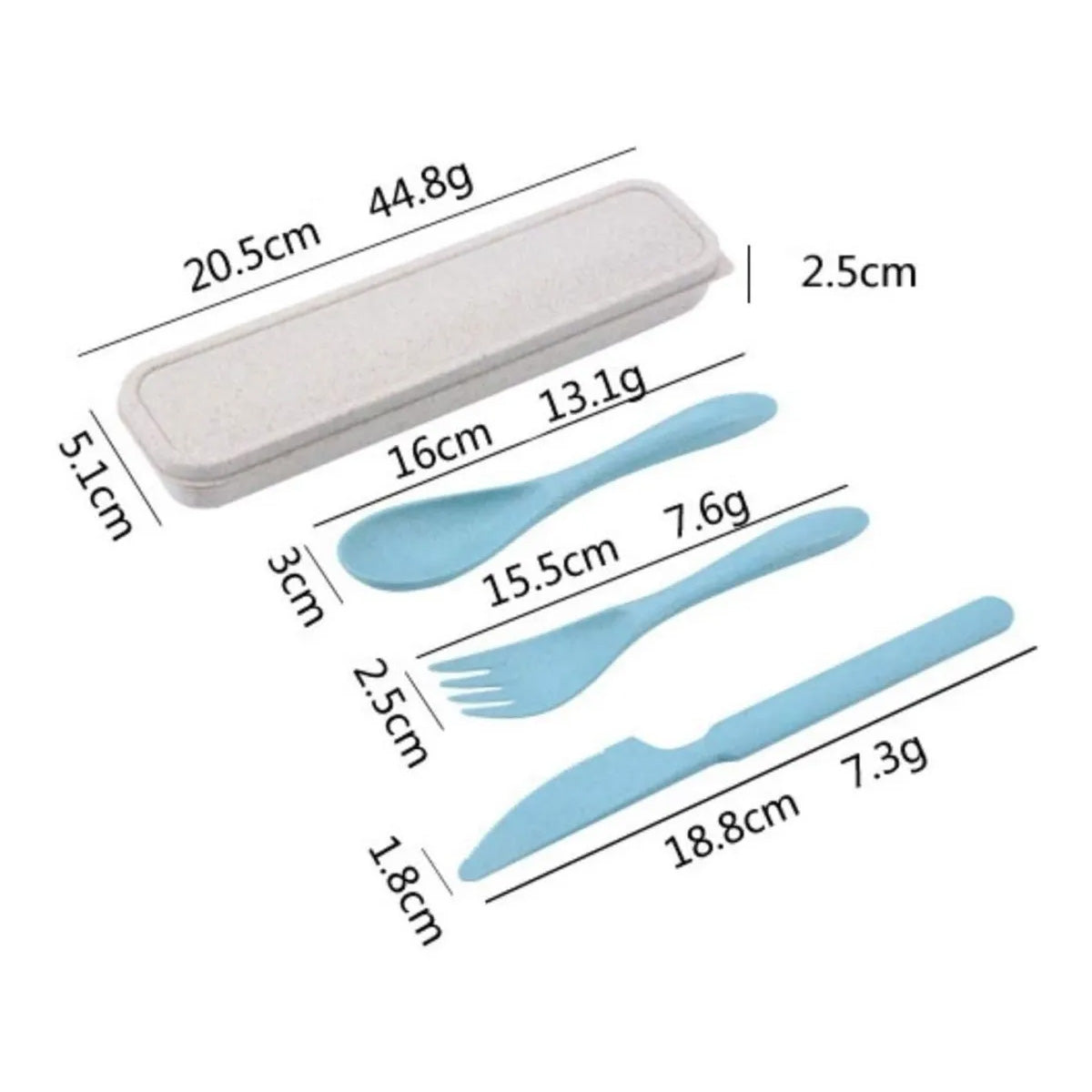 Set de Cubiertos Ecológicos con Estuche TodoAUltimaHora