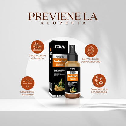 ELIXER TAUH - CRECIMIENTO DE CABELLO