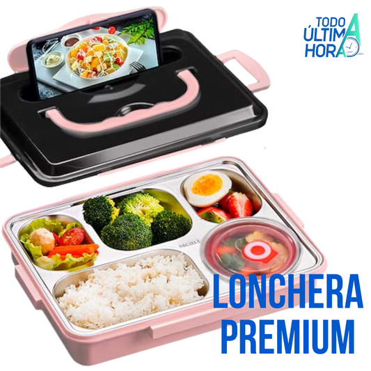 Lonchera de Acero con Compartimientos