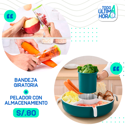 Bandeja Giratoria Multifuncional⭐ TodoAUltimaHora