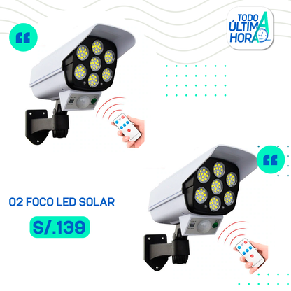 Foco Led Solar Versión Cámara TodoAUltimaHora