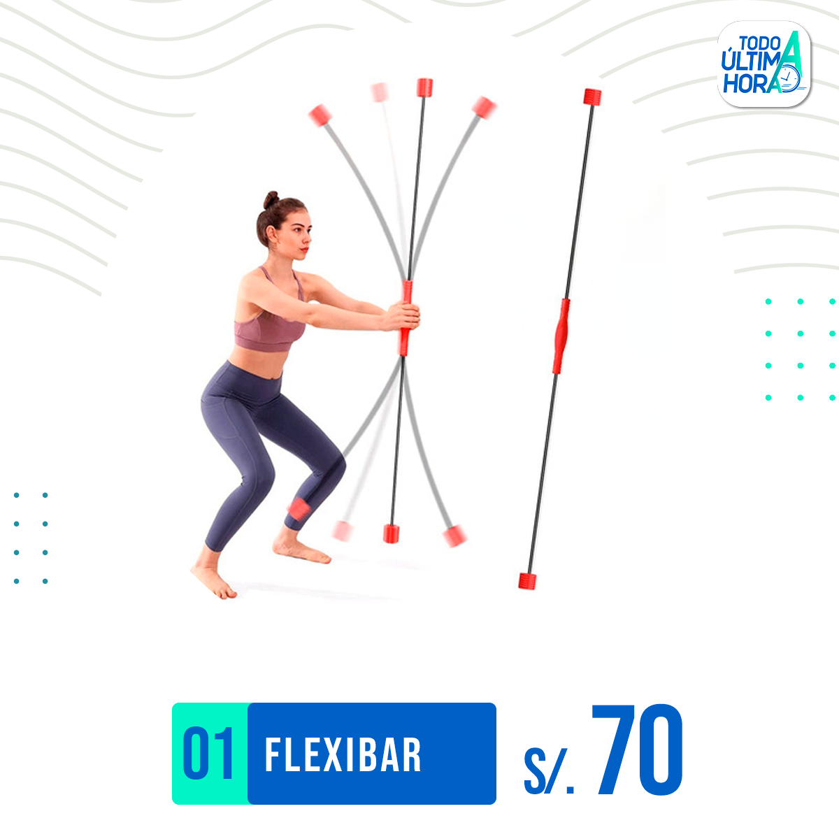 FLEXI BAR - VARILLA VIBRATORIA FLEXIBLE DE ENTRENAMIENTO TodoAUltimaHora