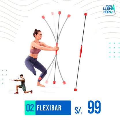 FLEXI BAR - VARILLA VIBRATORIA FLEXIBLE DE ENTRENAMIENTO TodoAUltimaHora
