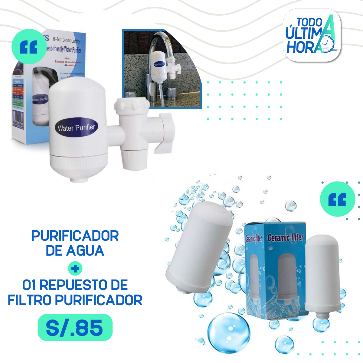 Purificador de agua TodoAUltimaHora