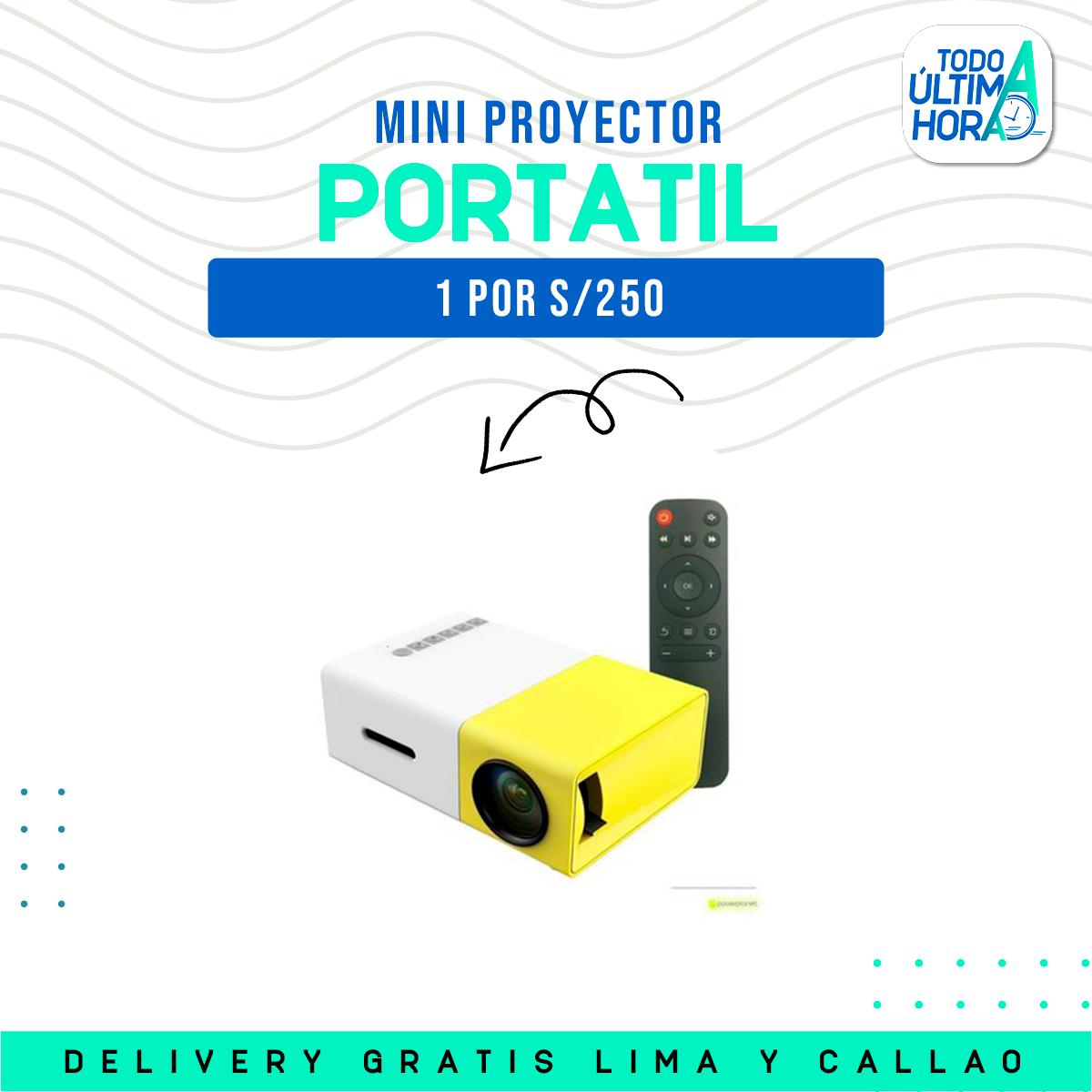 MINI PROYECTOR PORTATIL TodoAUltimaHora
