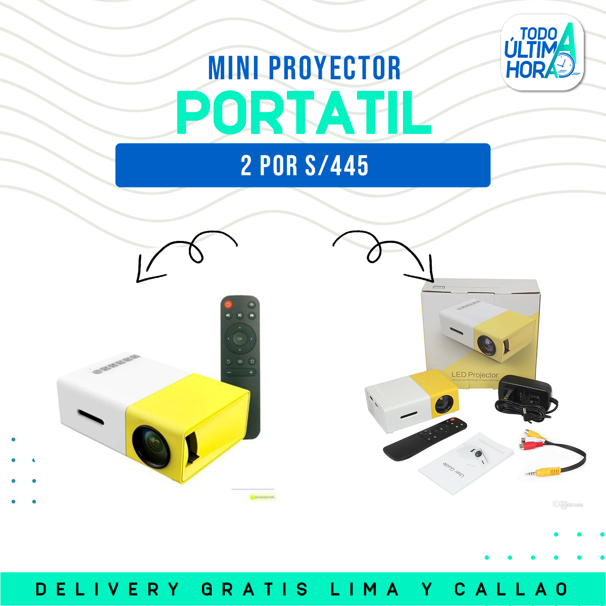 MINI PROYECTOR PORTATIL TodoAUltimaHora
