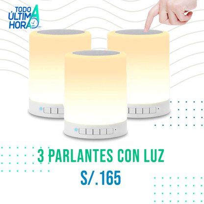Parlante con luz Led ✨ TodoAUltimaHora